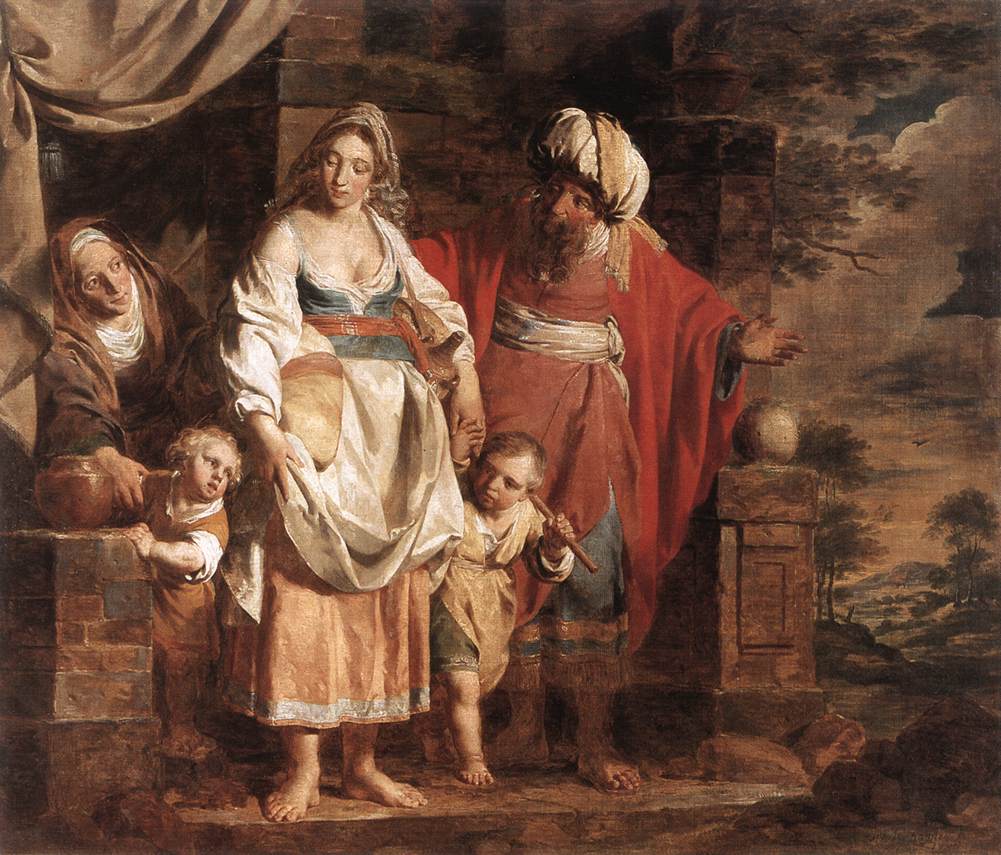 VERHAGHEN Pieter Jozef Hagar and Ishmael Banished by Abraham