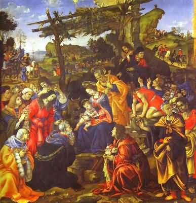 Filippino Lippi The Adoration of the Magi