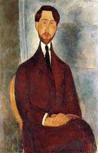 Amedeo Modigliani Leopold Zborowski seduto