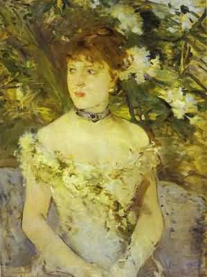 Berthe Morisot Young Woman in an Evening Dress