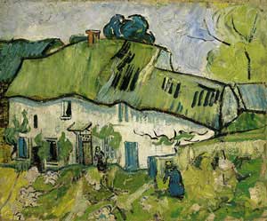 Farmhouse in a Wheatfield, Arles 1888 - Vincent Van Gogh