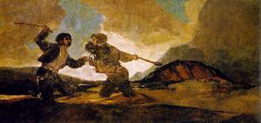 Francisco Goya Fight With Cudgels