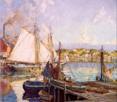 Frederick Mulhaupt Summer Gloucester Harbor
