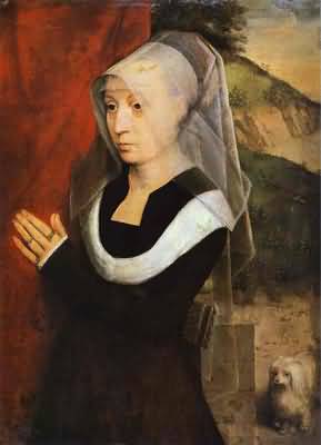 Hans Memling Portrait of a Praying Woman