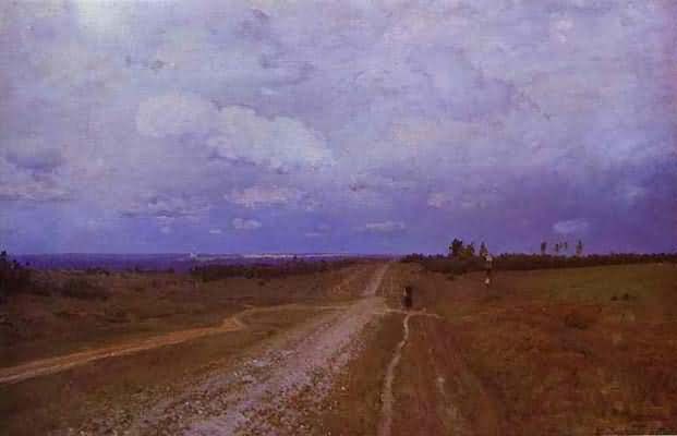 Isaac Levitan Vladimirka Road