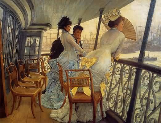 James Tissot The Gallery of HMS Calcutta