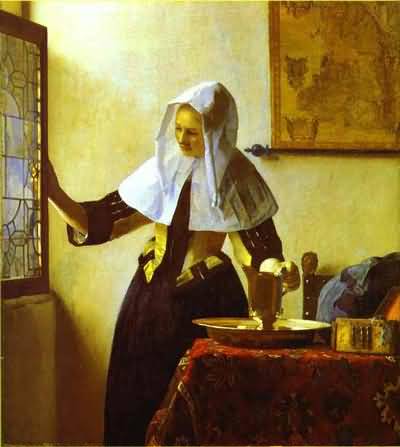 Jan Vermeer Woman with a Water Jug