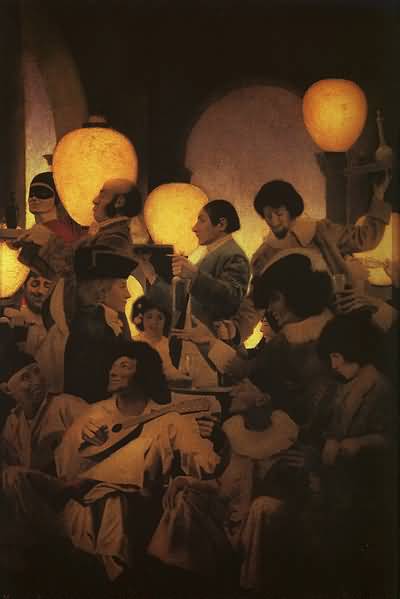 Maxfield Parrish A Venetian Night s Entertainment