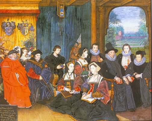 Rowland Lockey Sir Thomas More with his Family