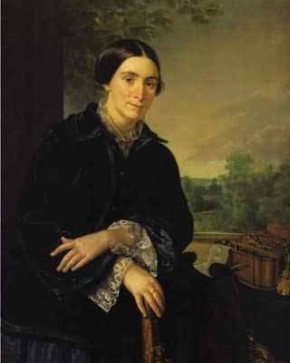 Vasily Tropinin Portrait of E A Selivanovskaya