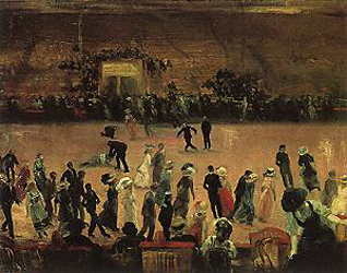 William Glackens Roller Skating Rink