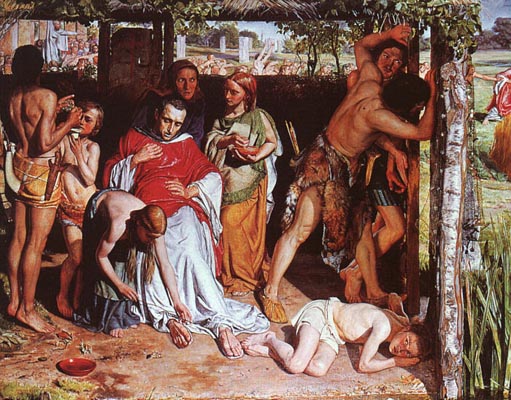 William Holman Hunt A Converted Christian Family Sheltering a Missiona
