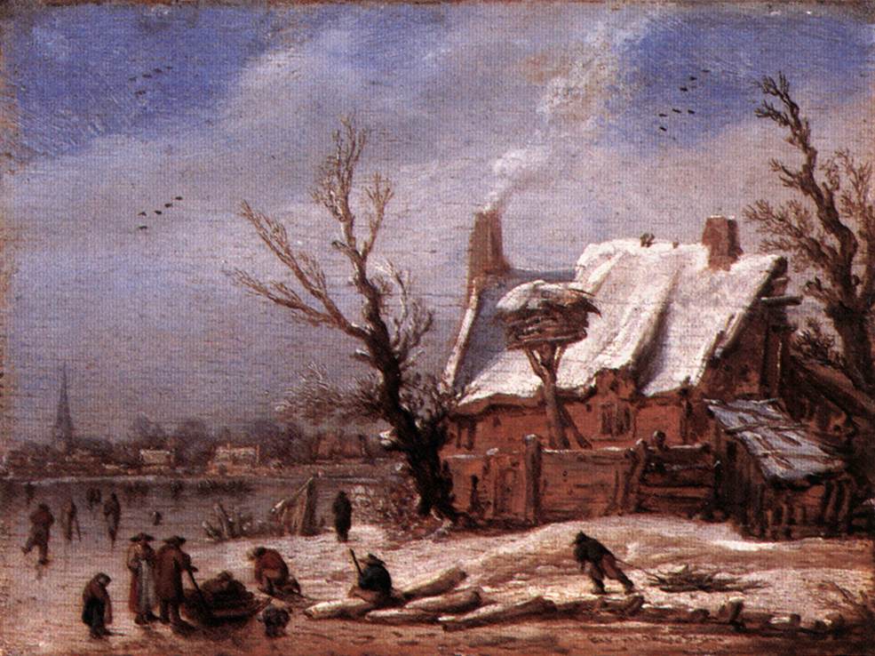 VELDE Esaias van de Winter Landscape 2