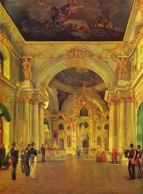Alexey Tyranov View of the Big Church of the Winter Palace