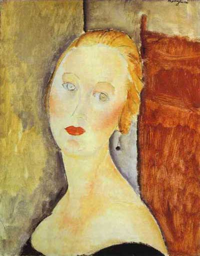 Amedeo Modigliani A Blond Woman Portrait of Germaine Survage