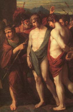 Benjamin West Pylades & Orestes Brought as Victims to Iphigenia