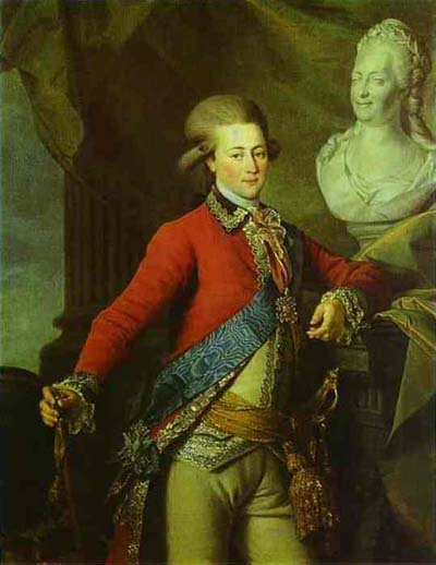 Dmitry Levitsky Portrait of the Aide de camp A D Lanskoy