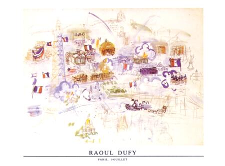 Dufy Raoul Paris 14 Juillet 1