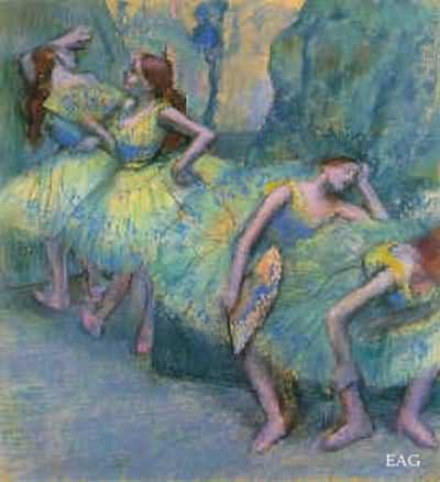 Edgar Degas Ballet Dancers In The Wings
