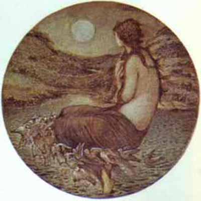 Edward Burne-Jones The Mirror of Venus