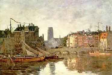 Eugene Boudin Rotterdam, The Bridge