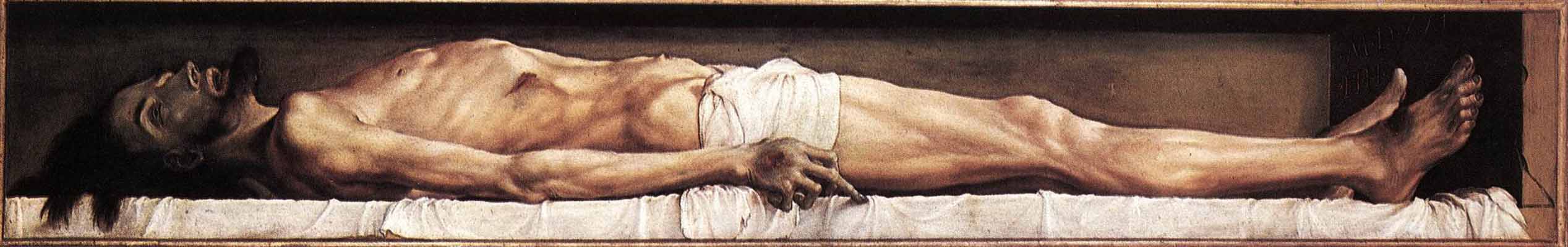 Hans Holbein the Younger The Body of the Dead Christ in the Tomb