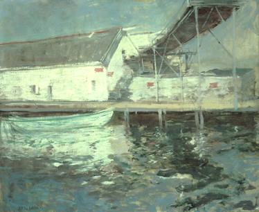 John Henry Twachtman Fish Sheds