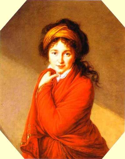 Louise Elisabeth Vigee Lebrun Portrait of Countess Varvara Golovina