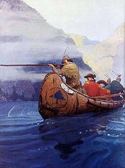 Newell Convers Wyeth The Flight Across the Lake