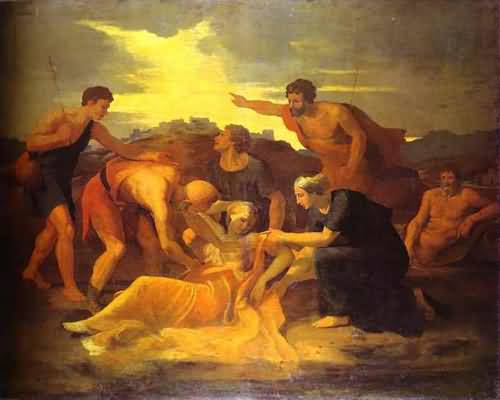 Nicolas Poussin Queen Zenobia Found on the Banks of the Arax