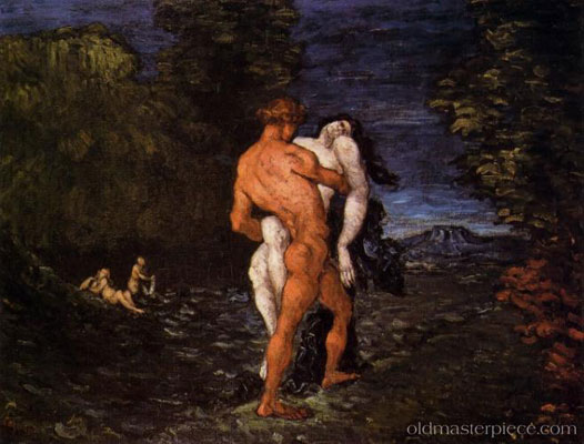 Paul Cezanne The Abduction