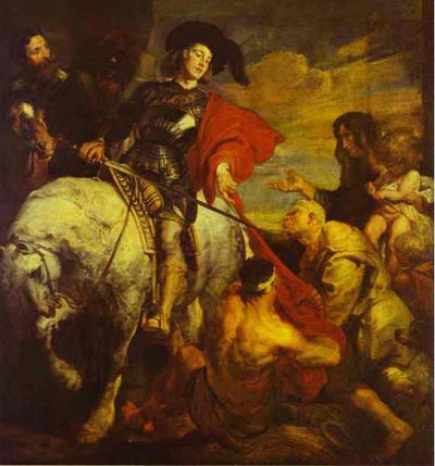 Sir Anthony van Dyck St_ Martin Dividing His Cloak