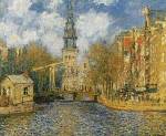 The Zuiderkerk, Amsterdam - Claude Monet