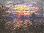 Marine View, Sunset - Claude Monet