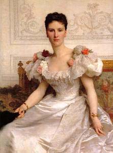 Adolphe-William Bouguereau Portrait of Madame la Contesse de Cambaceres