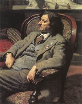 Alexander Laktionov Portrait of the Artist I Brodsky