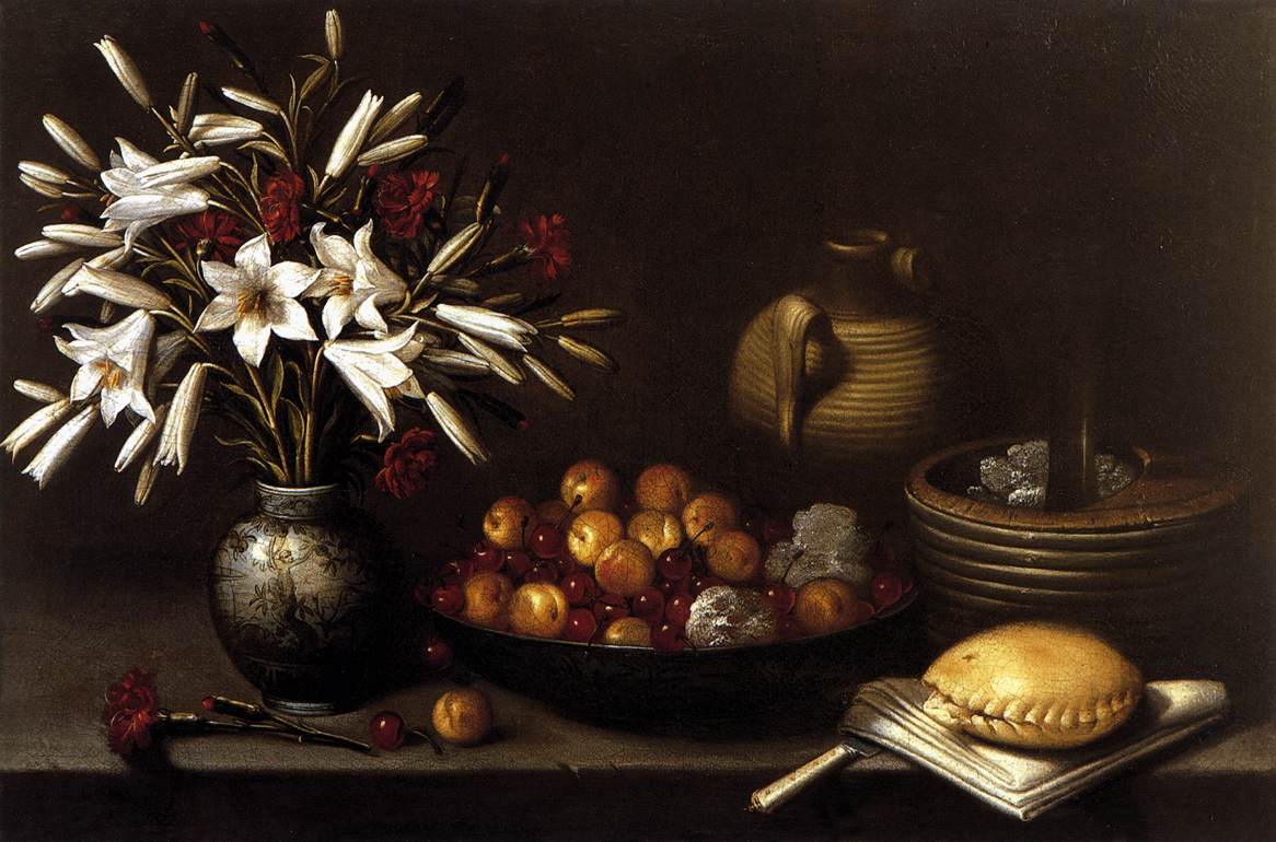 BARRERA Francisco Still Life with Flowers and Fruit