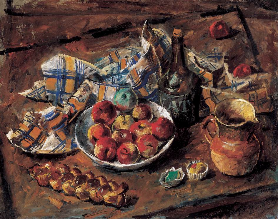 BASCH Andor Still life with Apples and Jug