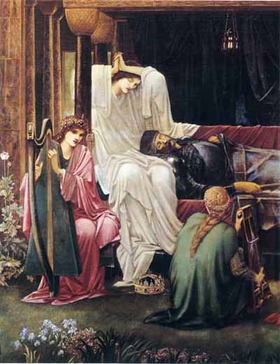 Edward Burne-Jones Arthur in Avalon