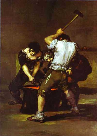 Francisco de Goya y Lucientes La fragna The Smithy