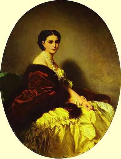 Franz Xaver Winterhalter Portrait of Sofia Naryshkina