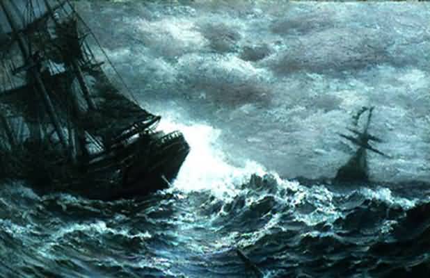 James Gale Tyler Ships in a Storm