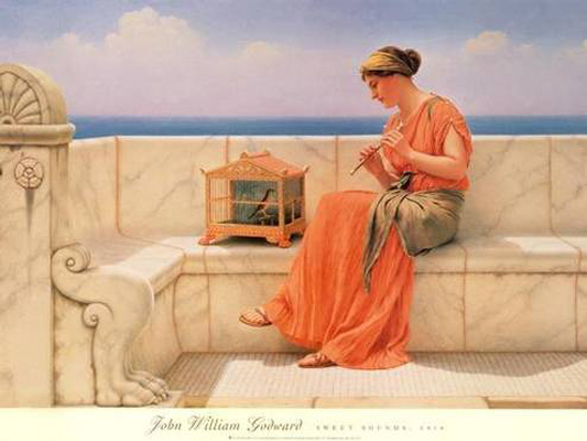 John William Godward Sweet Sounds