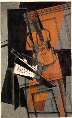 Juan Gris The Violin