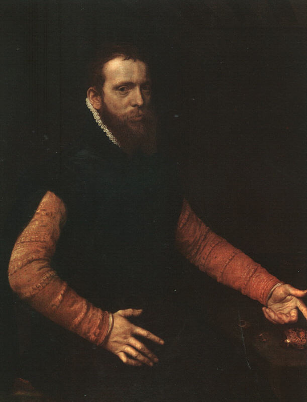 MOR VAN DASHORST Anthonis Portrait of a Goldsmith