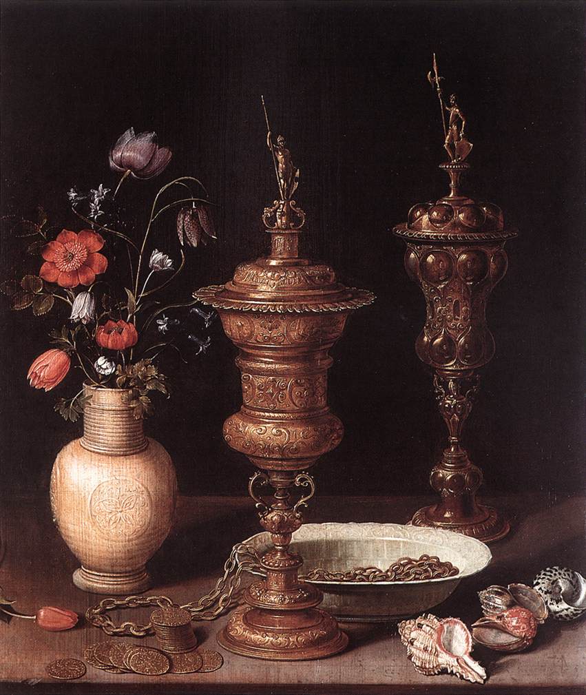 PEETERS Clara Still Life with Flowers and Goblets