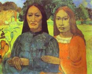 Paul Gauguin Mother and Daughter