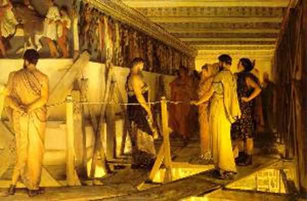 Sir Lawrence Alma Tadema Pheidias and the Freize of the Parthenon Athens