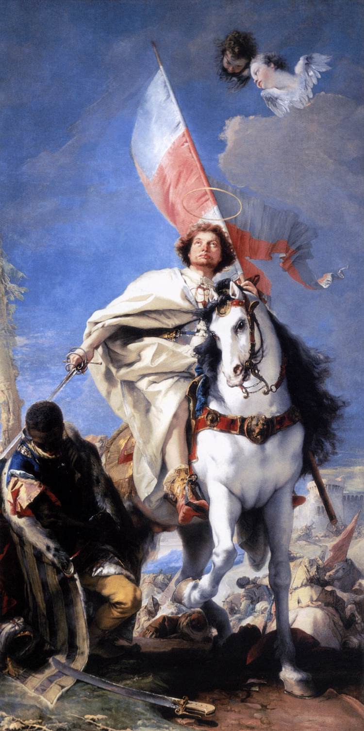 TIEPOLO Giovanni Battista St James the Greater Conquering the Moors