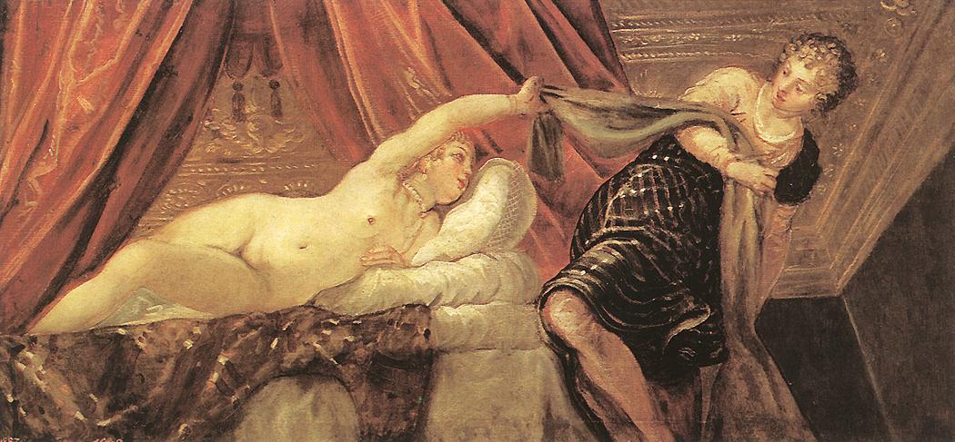 TINTORETTO Joseph and Potiphar s Wife